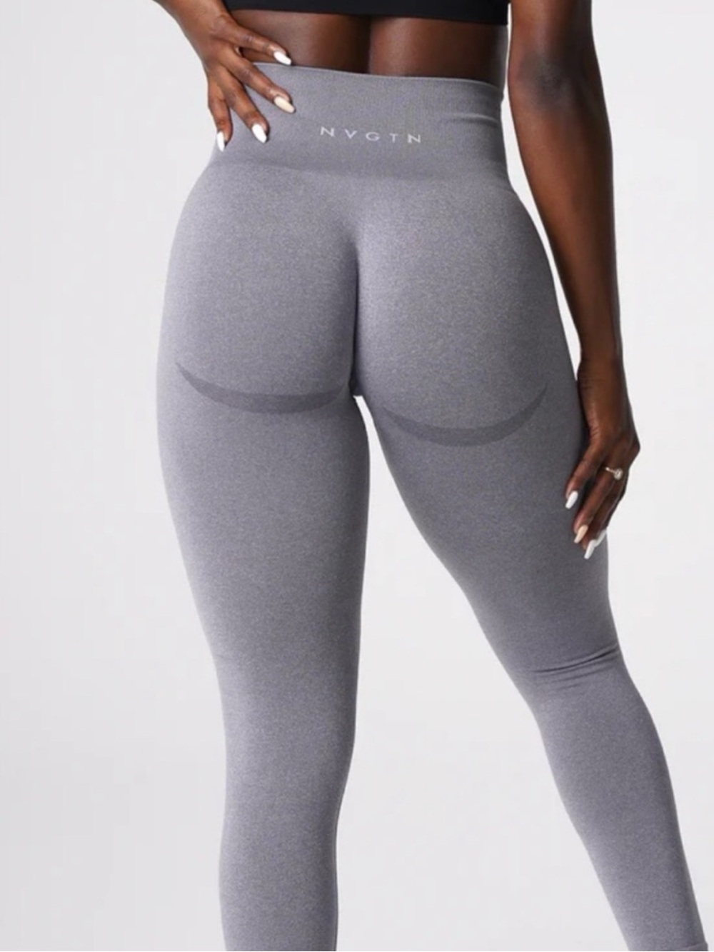 NVGTN Sculpting High-Waist Gray Leggings